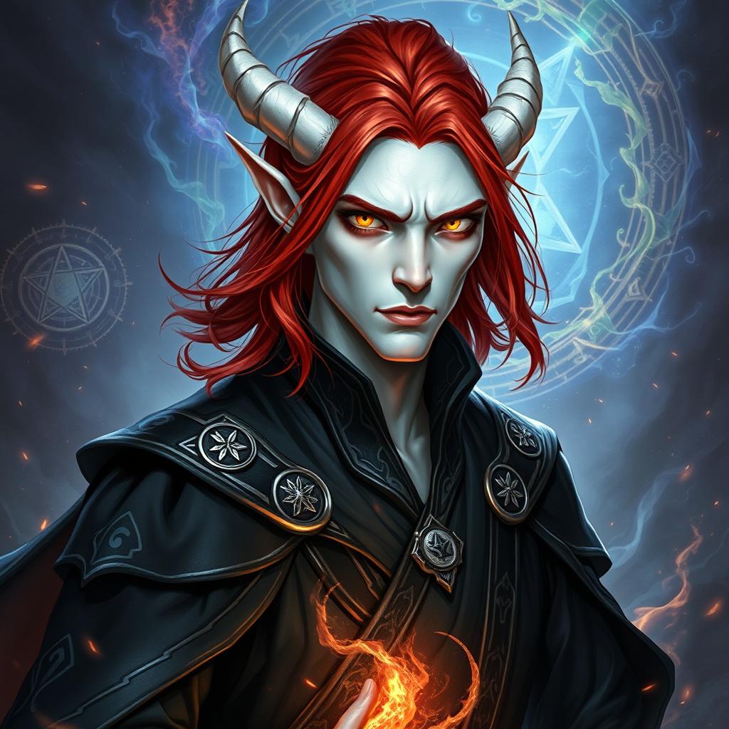 Unleash Your Power: Fiery Tiefling Draconic Sorcerer