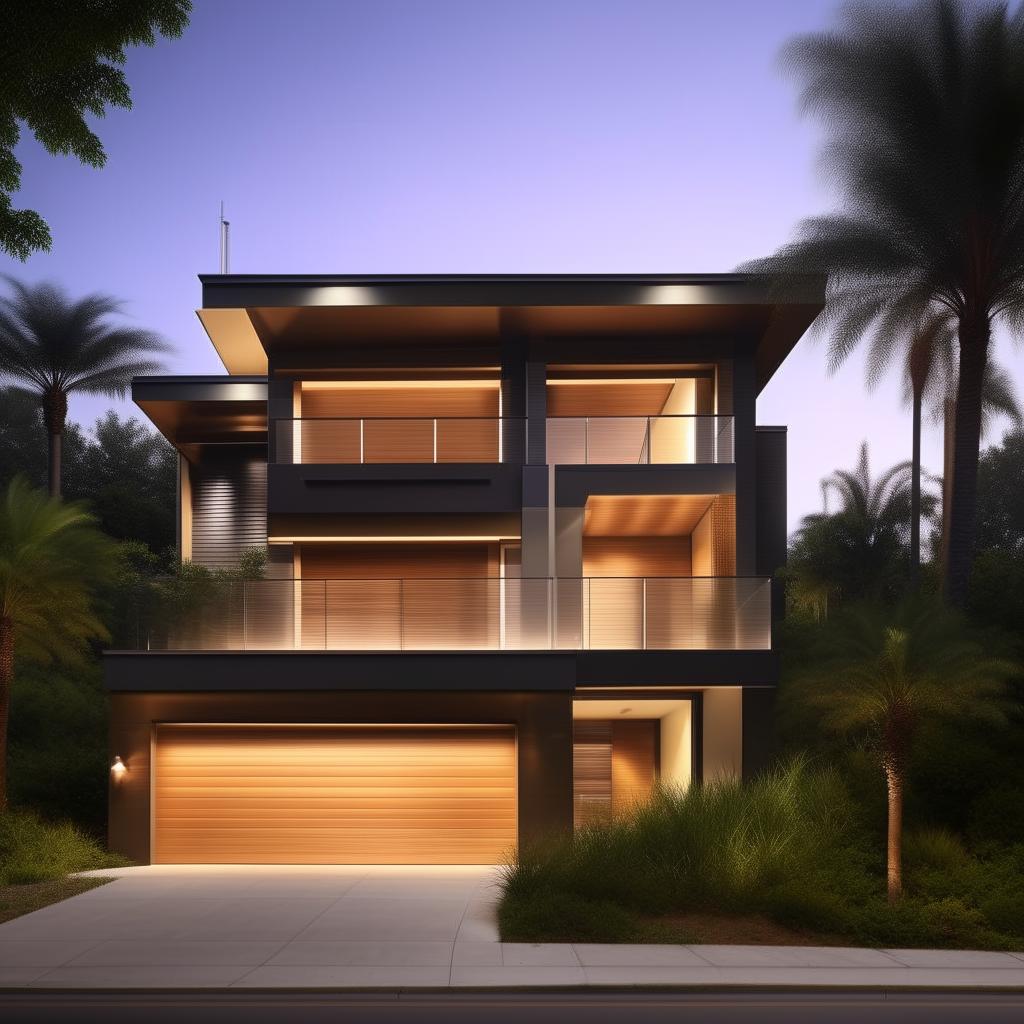 Stunning Modern Three-Story Building Design