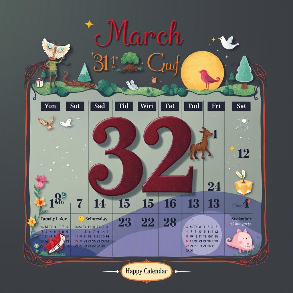 Embrace the Magic: Fantasy Calendar with a 32nd Day