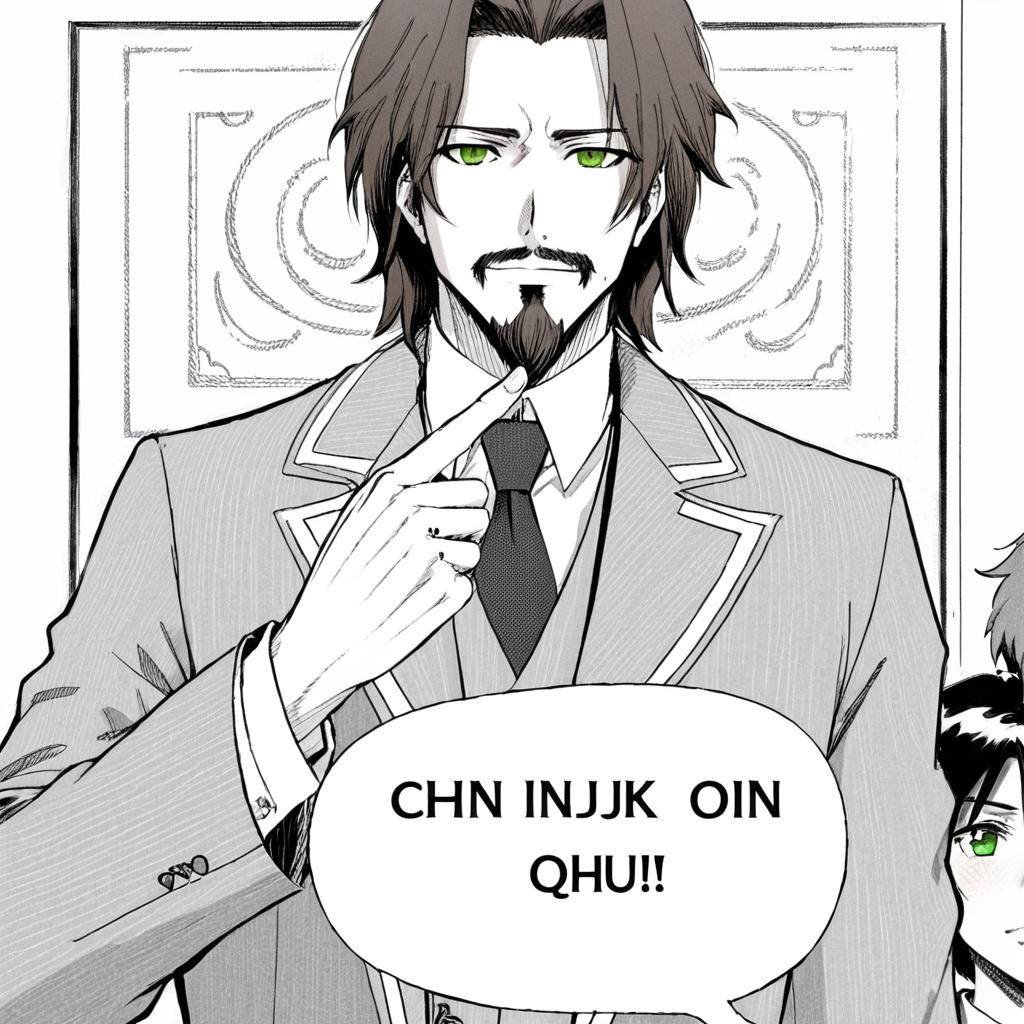Chill in Style: Manga Businessman Vibes