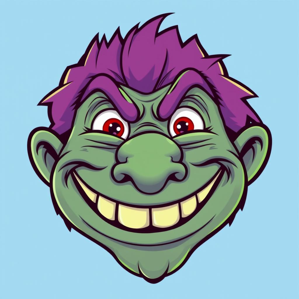 Unleash Your Mischief: Cartoonish Troll Face