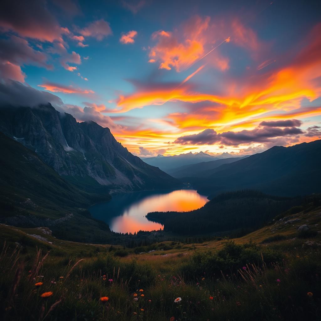Epic Cinematic Landscape: Natures Masterpiece