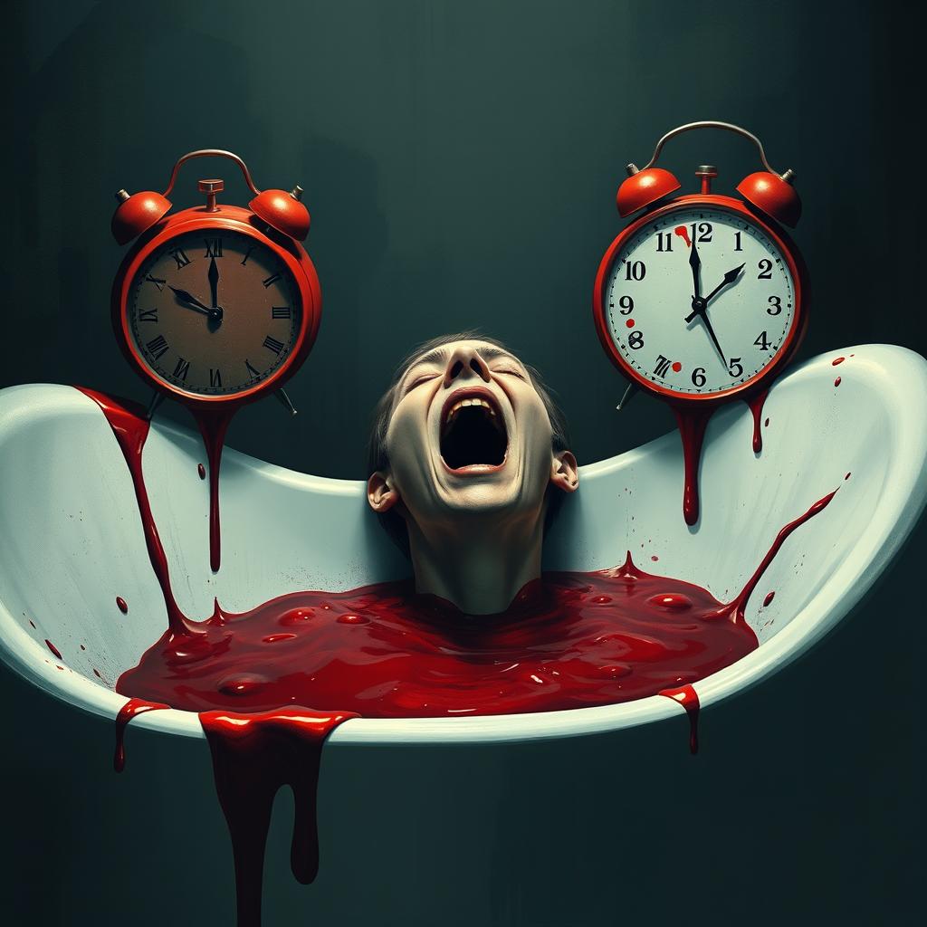 Dive into the Surreal: Bathtub of Blood