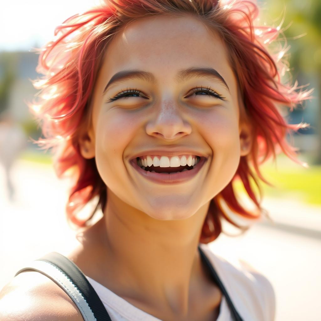 Radiate Joy: A Bright Smile for a Brighter Day