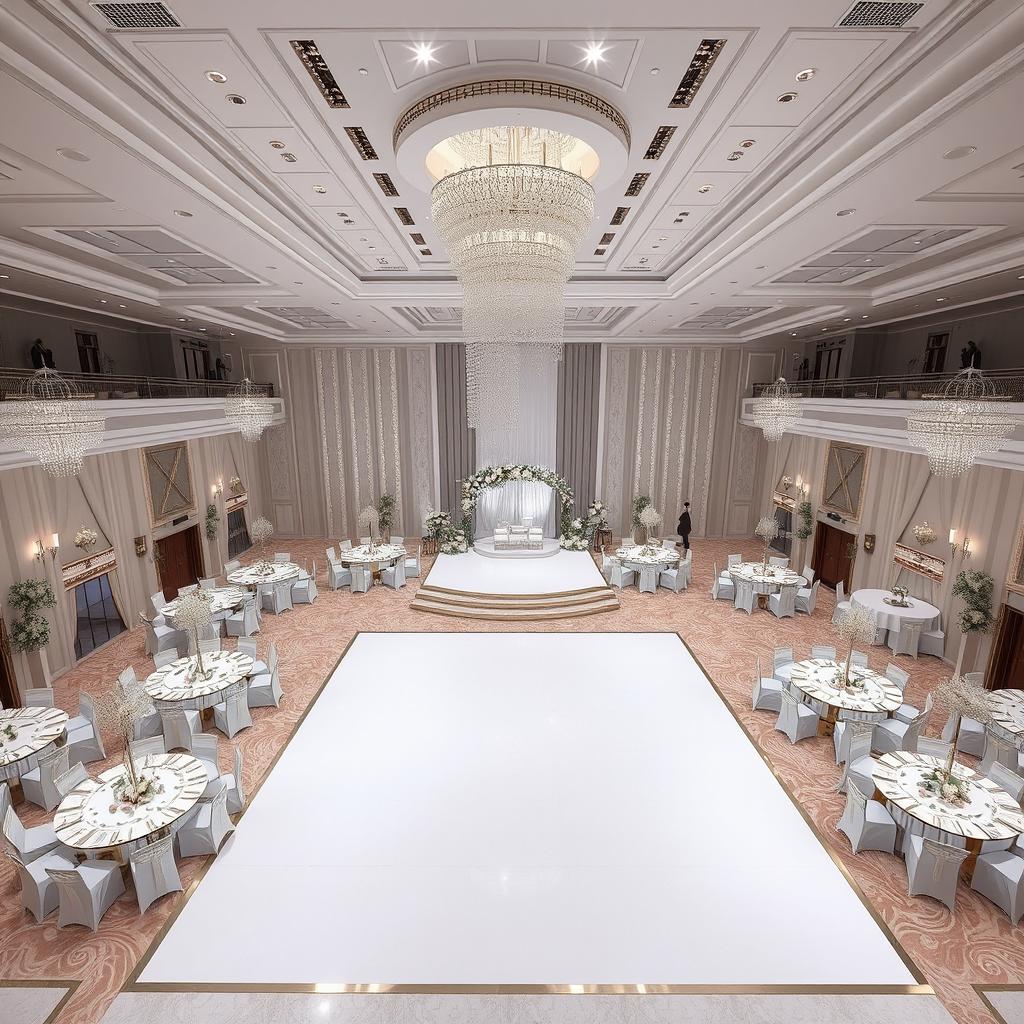 Opulent Wedding Hall Interior: A Luxurious Affair
