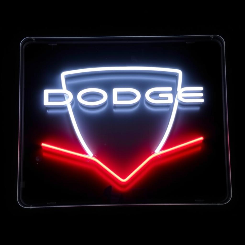 Illuminate Your Space with a Dodge Neon Sign