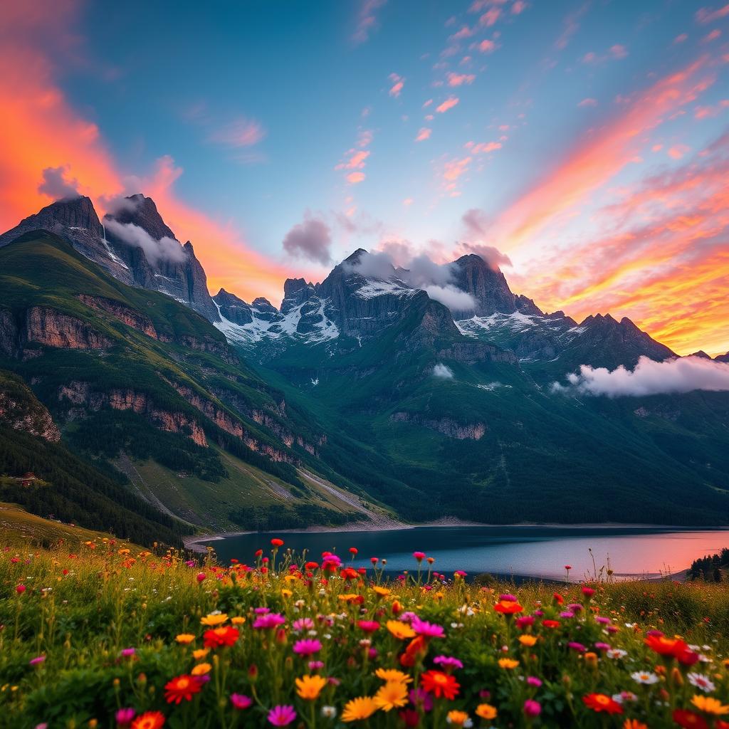 Epic Mountain Vistas: Natures Majesty