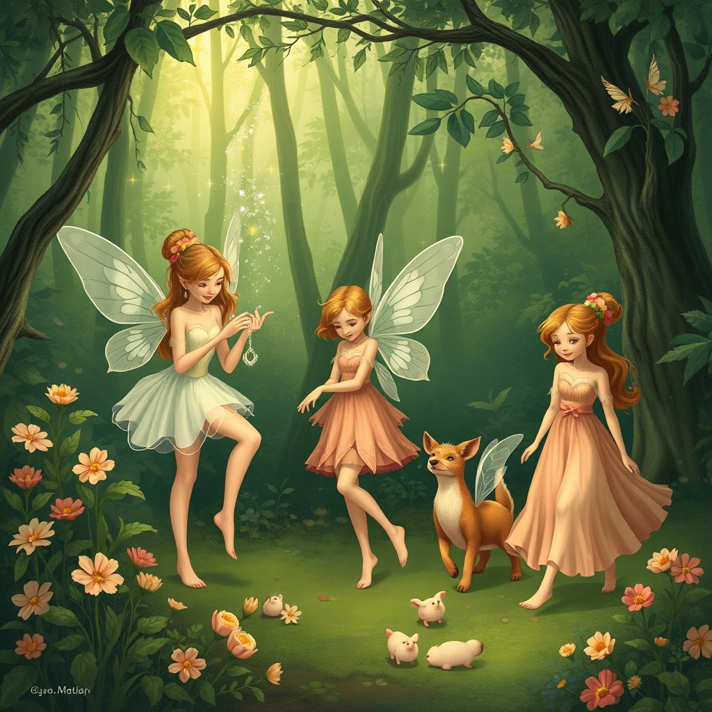 Discover the Enchanted Forest: Fairies in Action