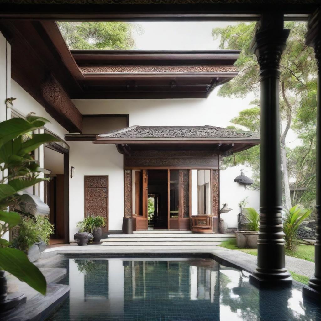 Discover Tranquility: Minimalist Javanese Royal House