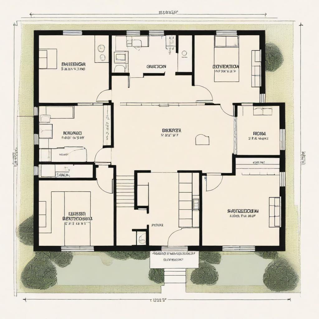 Explore a Stunning 1300 sq ft House Plan