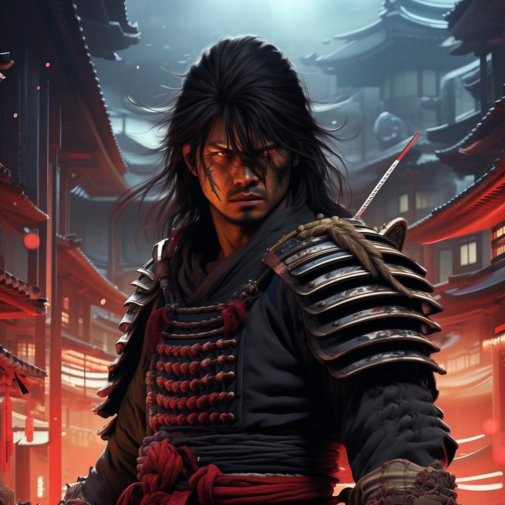 Epic Sci-Fi Samurai in Stunning Detail