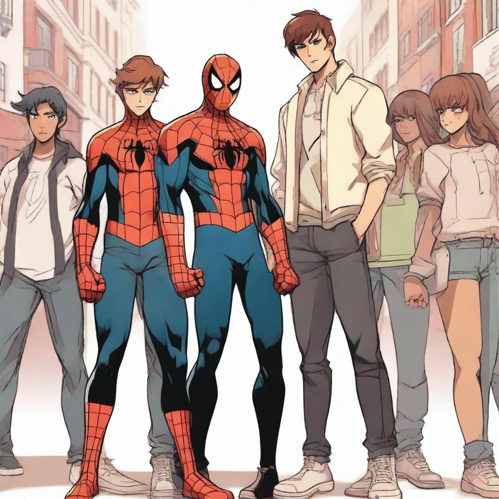 Unstoppable Duo: Spider-Man Meets Jin Mori