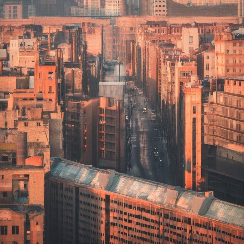 Urban Sunset: A Breathtaking Cityscape