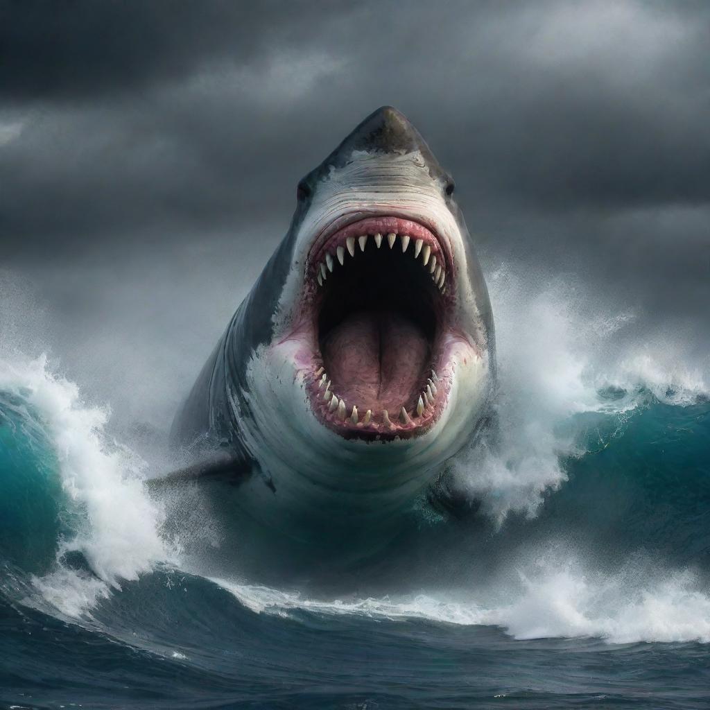 Megalodon Attack: The Megalodon Shark Takes Down Its Prey